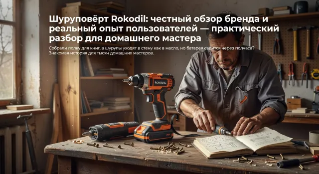 Шуруповёрт Rokodil: честный обзор бренда и реальный опыт пользователей — практический разбор для домашнего мастера