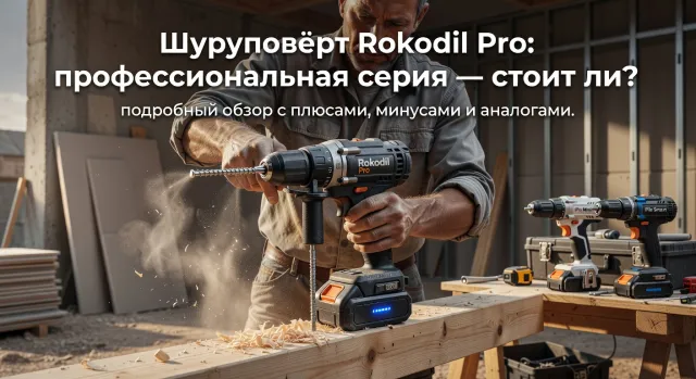 Шуруповёрт Rokodil Pro: профессиональная серия — стоит ли: подробный обзор с плюсами, минусами и аналогами